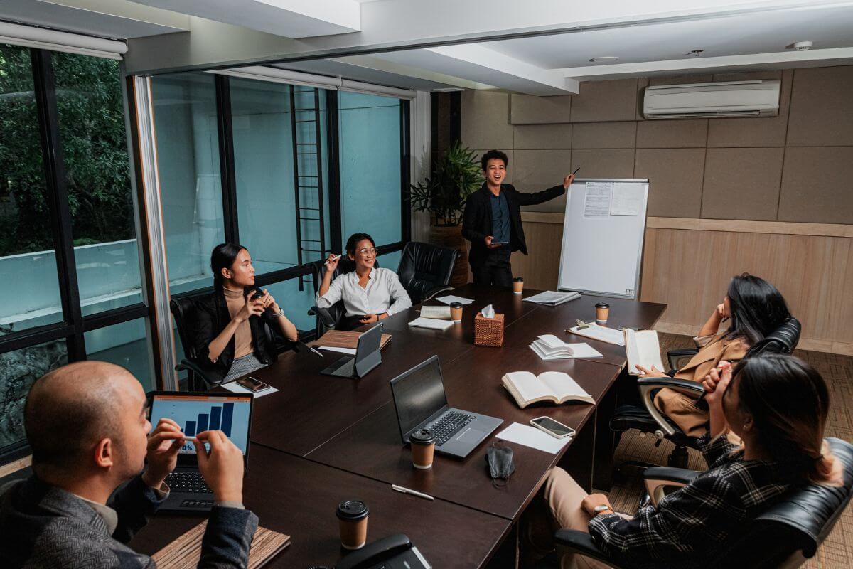 many people paying attention to a training conducted by an instructor